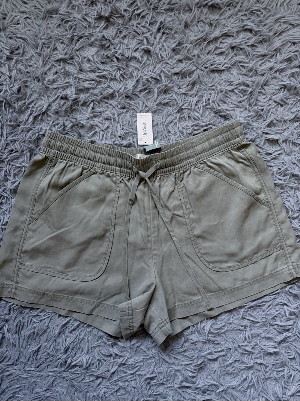 UpWest Olive Utility Drawstring Women's Shorts